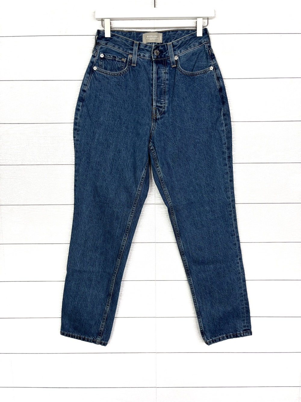 NWT Everlane The Curvy 90s Cheeky Straight Jean Denim High Rise Button Fly 27